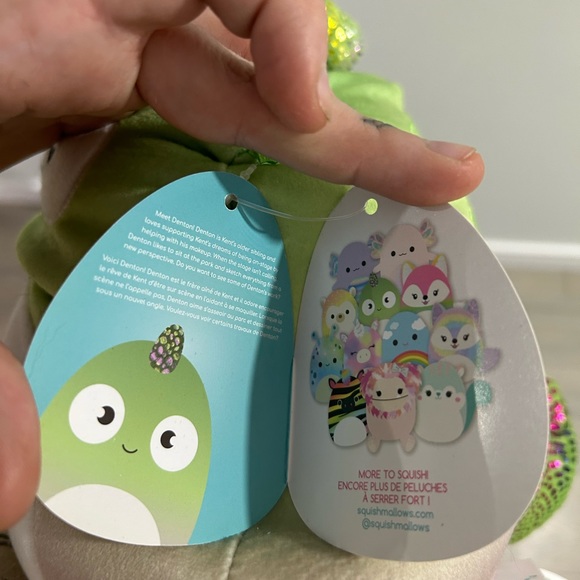 NWT Squishmallow Denton the Iguana 8” Plush - Picture 3 of 3